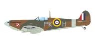 Asisbiz Spitfire MkIIa RAF 315Sqn PKH Sgt Stanislaw Blok P8387 Northolt Aug 1941 profile by Eduard 0A