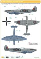 Asisbiz Spitfire HFVIII RAF 32Sqn GZN JF364 at Foggia Italy 1944 profile by Eduard 0B