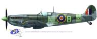 Asisbiz Spitfire LFIX RAF 341Sqn NLB Pierre Clostermann BS538 Biggin Hill 1943 0B