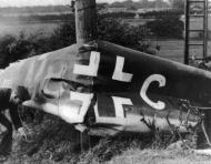 Asisbiz Hans Kettling crash landed near Barnard Castle and set his aircraft alight before capture 15th Aug 1940 02