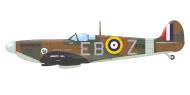 Asisbiz Spitfire MkIIa RAF 41Sqn EBZ SLdr Donald O Finlay P7666 RAF Hornchurch England 1940 profile by Eduard 0A