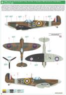 Asisbiz Spitfire MkIIa RAF 41Sqn EBZ SLdr Donald O Finlay P7666 RAF Hornchurch England 1940 profile by Eduard 0B