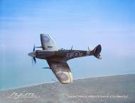 Asisbiz Spitfire XII RAF 41Sqn EBB Don Smith MB882 over Eastbourne 1943 02