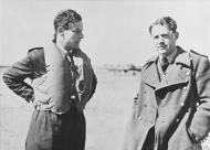 Asisbiz Aircrew RAF 43Sqn FtLts Peter Townsend and Caesar Hull at Wick Scotland April 1940 IWM CH88