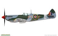 Asisbiz Spitfire VIII RAF 43Sqn FTF Ashley W Guest MT714 Ramatulle AF France Aug 1944 0A