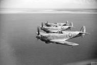 Asisbiz Spitfire LFVb RAF 601Sqn IRG AB502 UFV ER220 UFF EP481 off the Tunisian coast IWM CNA818