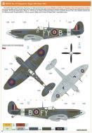 Asisbiz Spitfire MkIXc RAF 611Sqn FYB EN133 Biggin Hill England 1943 profile by Eduard 0B