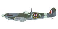 Asisbiz Spitfire MkIXc RAF 611Sqn FYV FLt Frantisek Vancl BS451 Biggin Hill England 1942 0A