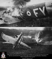 Asisbiz Spitfire MkVa RAF 611Sqn FYA R7293 Sgt Martin Kean McHugh crash site St Omer France July 3rd 1941