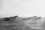 Asisbiz Spitfire MkI RAF 616Sqn QJR QJY take off from Fowlmere Battle of Britain Sep 1940 IWM HU1449