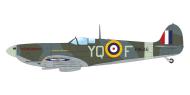 Asisbiz Spitfire MkIIb RAF 616Sqn YQF P8646 Kirton in Lindsey Lincolnshire England Oct Nov 1941 by Eduard 0A