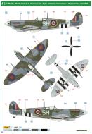 Asisbiz Spitfire LFIXc RAF 642Sqn SHB FLt AGH Cooper MK805 Harrowbeer or Bradwell Bay 1944 profile by Eduard 0B