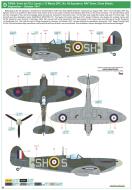 Asisbiz Spitfire MkIIa RAF 64Sqn SHS FLt James J O'Meara P8084 RAF Drem Scotland Oct 1941 profile by Eduard 0B