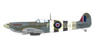 Asisbiz Spitfire MkVb RAF 64Sqn SHF FLt Tony Cooper BM327 RAF Friston Saxmundham UK June 1944 Eduard 0A