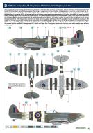 Asisbiz Spitfire MkVb RAF 64Sqn SHF FLt Tony Cooper BM327 RAF Friston Saxmundham UK June 1944 Eduard 0B