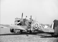 Asisbiz Spitfire MkVc RAF 64Sqn SHH at Hornchurch 7 May 1942 IWM CH5772