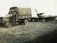 Asisbiz Spitfire MkIa RAF 65Sqn with damaged right undercarriage photo taken by Patrick Hayes KIA July 7 1940 02