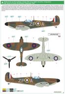 Asisbiz Spitfire MkI RAF 74Sqn ZPA SLdr Adolph G Malan P7370 Kirton in Linsey England Sep 1940 profile by Eduard 0B