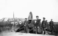 Asisbiz Spitfire MkVb RAF 74Sqn ZPD belly landed Dunkirk France 1941 ebay 02