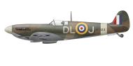 Asisbiz Spitfire MkVb RAF 91Sqn DLJ Jean Demozay W3122 Hawkinge 16th Sep 1941 0B