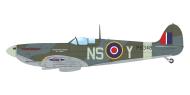 Asisbiz Spitfire MkIIb RAF 52OTU NSY P8348 RAF Debden Essex 1943 profile by Eduard 0A