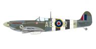 Asisbiz Spitfire MkVb RCAF 4025Sqn 2YA FO Rick R Richards BL547 RAF Horne Surrey UK June 1944 Eduard 0A