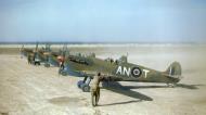 Asisbiz Spitfire MkVbTrop RCAF 417Sqn ANT BR195 at Goubrine Tunisia Apr 1943 IWM TR823a