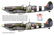 Asisbiz Spitfire MkIXc RNZAF 485Sqn OUV Johnnie Houlton ML407 Merville France Sep 1944 0A