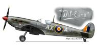 Asisbiz Spitfire HFVIII SAAF 1Sqn AXA JF406 Trigno Italy Feb 1944 0A