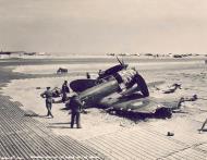 Asisbiz Spitfire MkIX SAAF 1Sqn AX crash site 01