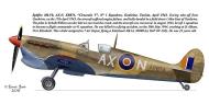 Asisbiz Spitfire MkVbTrop SAAF 1Sqn AXN ER874 Goubrine Tunisia 1943 0A