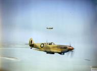 Asisbiz Spitfire LFVb SAAF 40Sqn WRD ER622 and WRC supporting ground forces Tunisia IWM TR1020