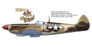 Asisbiz Spitfire HFVIII USAAF 12AF 31FG308FS HLX Fargo Express Lt Molland Pomigliano Naples Italy 1944 0B