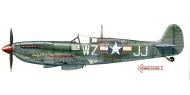 Asisbiz Spitfire MkIXc USAAF 12AF 31FG309FS John Fawcett WZJJ Castel Volturno Italy 1944 0A