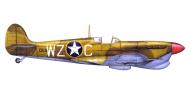 Asisbiz Spitfire MkVbTrop USAAF 12AF 31FG309FS WZC Capt Frank Hill ER187 Tunisia 1943 0B