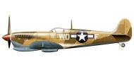 Asisbiz Spitfire MkVbTrop USAAF 12AF 52FG4FS WDF Capt John Blythe Tunisia 1943 0A