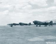 Asisbiz 1ACG Douglas C 47 Dakota's lined up at Palel India for the invasion of Meiktila Burma 17th Mar 1945 NA030