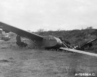 Asisbiz 1st Air Commando Group CG 4A Hadrian Glider after a storm hit Asansol India 22nd April 1945 NA1199