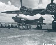 Asisbiz 41 12395 Curtiss C 46A Commando 29TCG99TCS behind the B 17 Fortress in India 20th Nov 1943 NA473