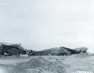 Asisbiz 42 60977 Curtiss C 46A Commando 1ATC 2ACG damaged by a Hurricane at Kalaikundah India 12th Mar 1945 NA1207