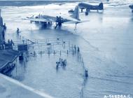 Asisbiz 42 72235 Douglas C 54A Skymaster at Karachi airport after a storm India NA1160