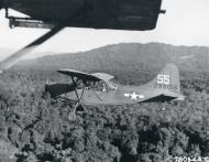 Asisbiz 42 99156 Stinson L 5 Sentinel White 55 carries an Infantryman to the front lines near Bhamo Burma 2nd Dec 1944 NA179