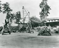 Asisbiz 44 77305 Curtiss C 46D Commando ATC under going engine change at Chabua India 19th Jan 1945 NA062