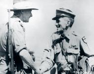 Asisbiz British LtGen Messervy and American BrigGen Stuart C Godfrey battle for Meiktila Feb 1945 NA187