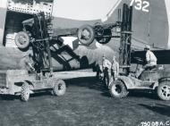 Asisbiz Curtiss C 46 Commando Air Transport Command being loaded with a truck India 1944 NA737