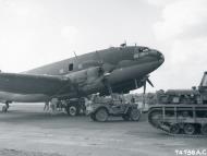 Asisbiz Curtiss C 46A Commando 1ATC 1333 AAF Base Unit burst tyre at Assam India 29th Nov 1944 NA305