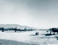 Asisbiz Douglas C 47 Dakota's lined up for the morning take off at Myitkyina Burma 16th Dec 1944 NA022