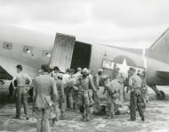 Asisbiz Douglas C 47 Skytrain 1ACG after being hit by a Japanese fighter now in Lalaghat India NA827