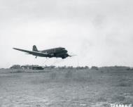 Asisbiz Douglas C 47B Skytrain 1ACG about to snatch a Waco CG 4 Glider at Asansol India Sep 1944 NA1369