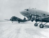 Asisbiz Douglas C 47B Skytrain 2ATC carrying res troops taxiing for take off central Burma Meiktila Feb 1945 NA149